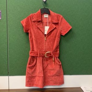 NWT Show Me Your Mumu Outlaw Dress in Rose Corduroy
